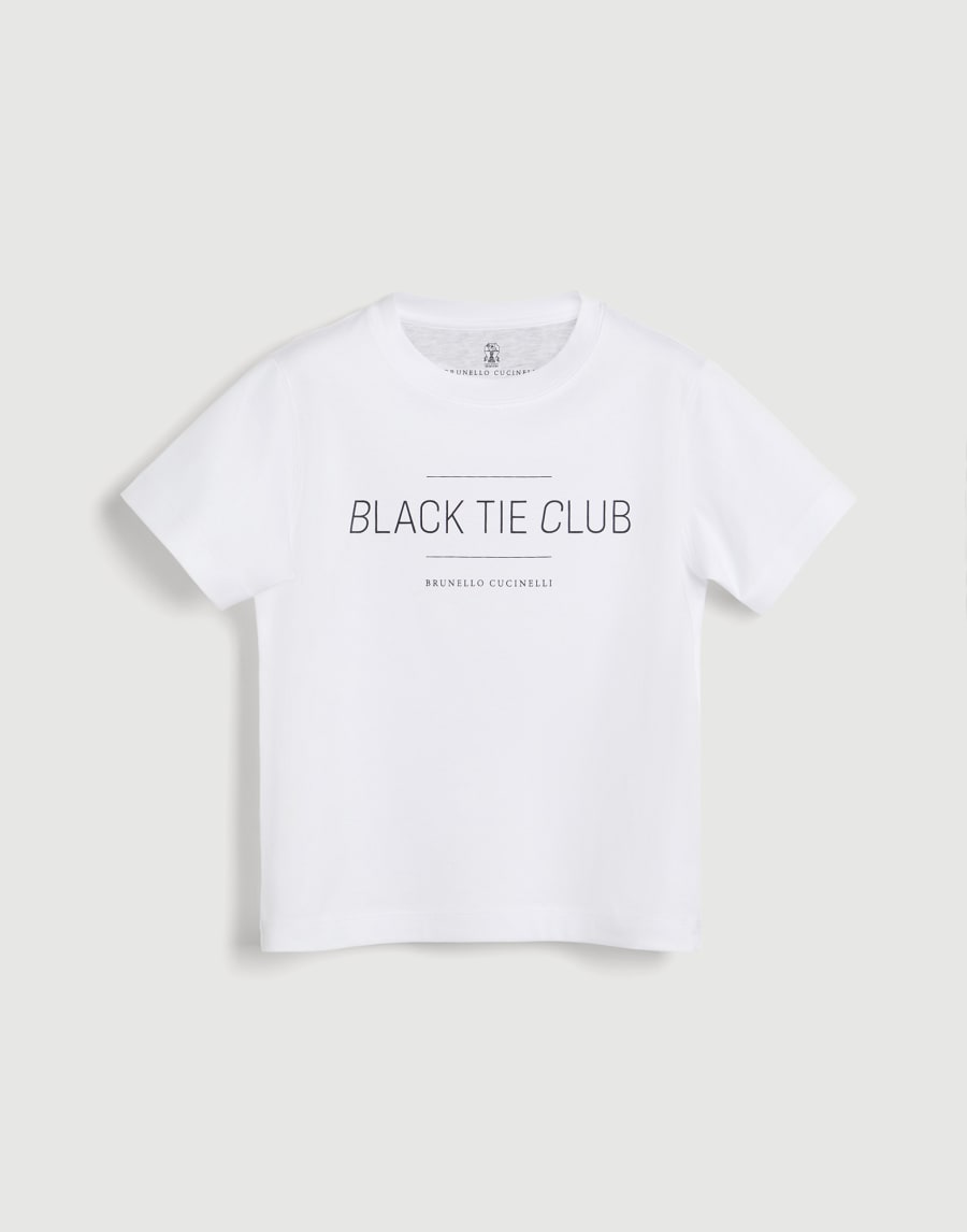 T-shirt with print Off-White Boys - Brunello Cucinelli