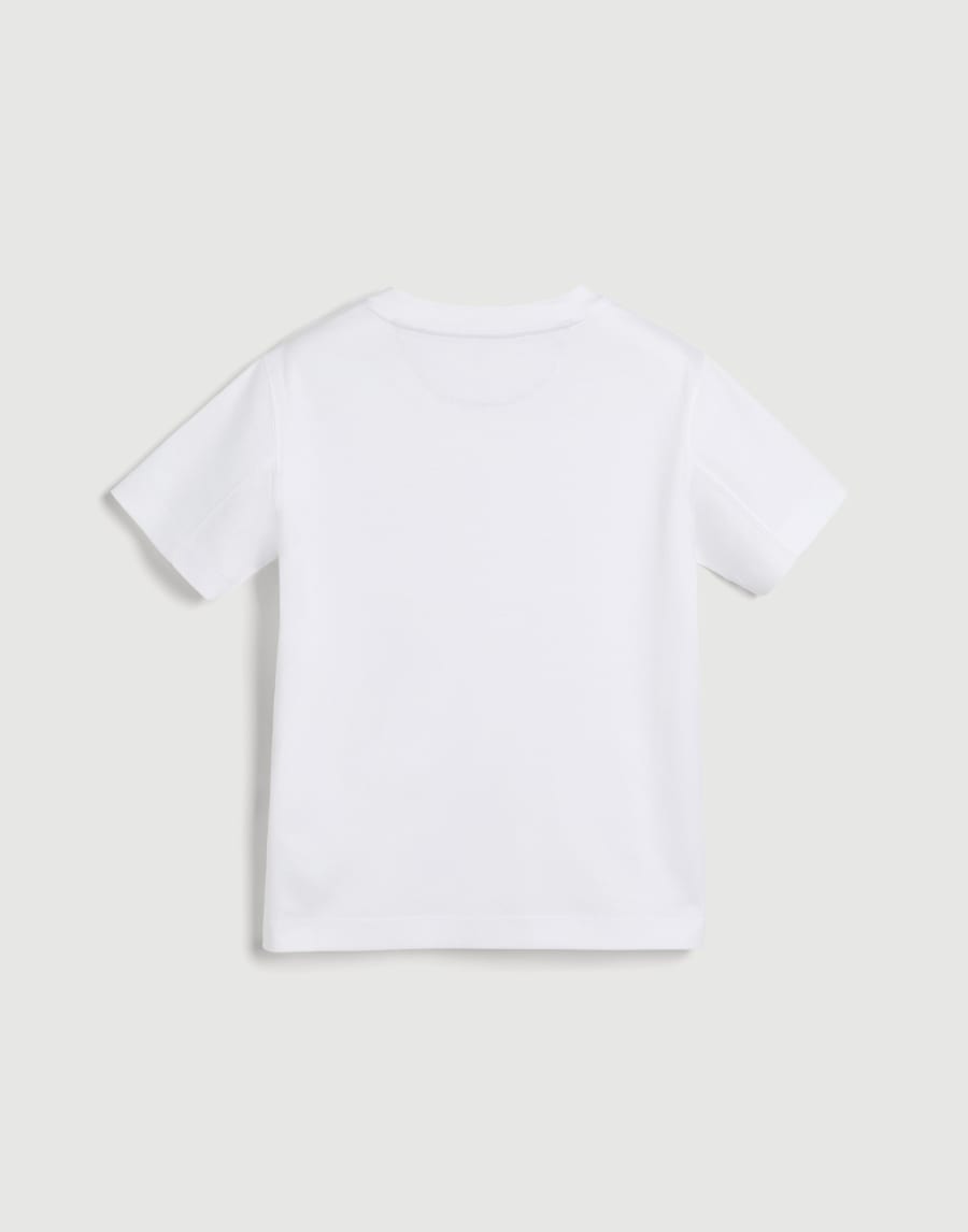 T-shirt with print Off-White Boys - Brunello Cucinelli