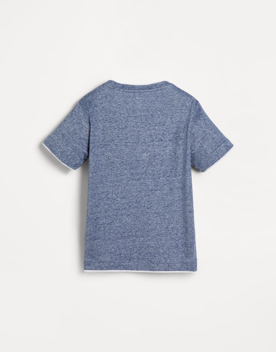 Jersey T-shirt Denim Boys - Brunello Cucinelli