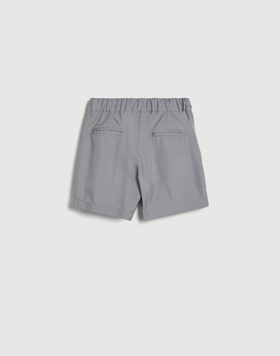 Nylon Bermuda shorts Grey Boys - Brunello Cucinelli