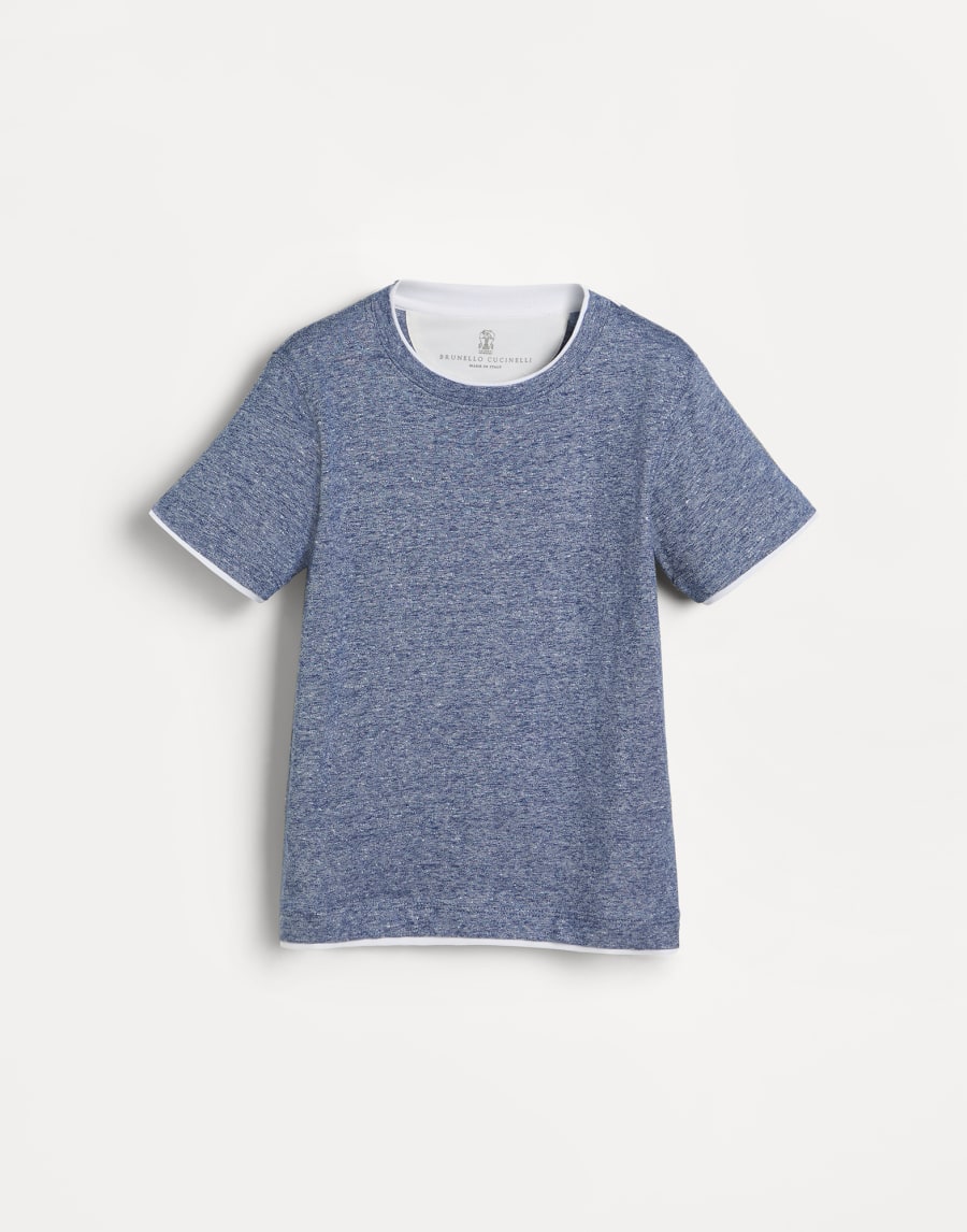 Jersey T-shirt Denim Boys - Brunello Cucinelli