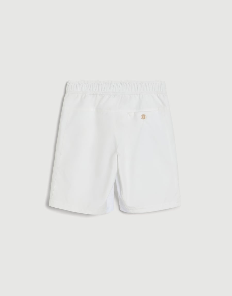Nylon Bermuda shorts White Boys - Brunello Cucinelli