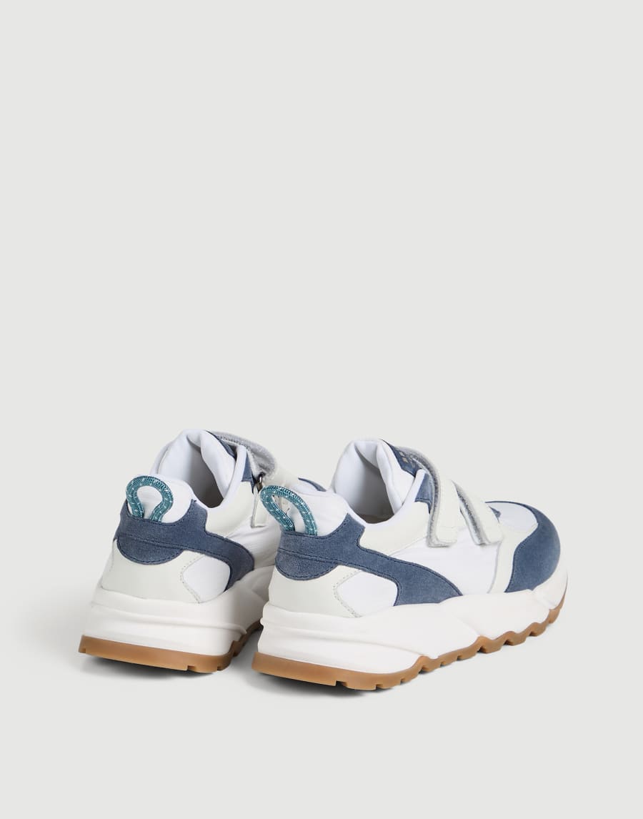 Sneakers with straps Sky Blue Boys - Brunello Cucinelli