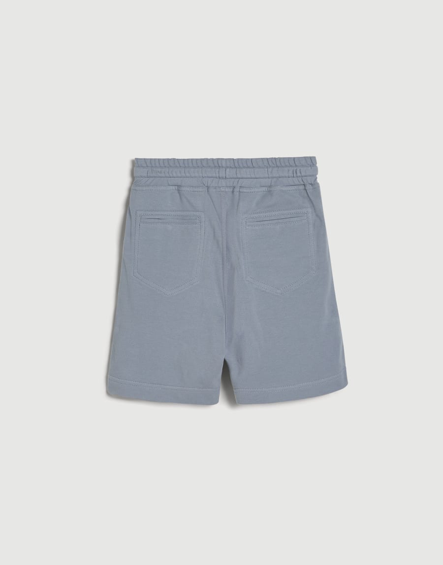 Bermuda shorts with drawstring Slate Boys - Brunello Cucinelli
