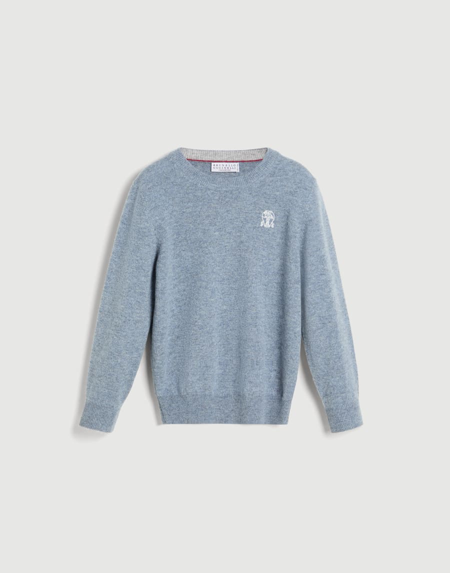 Cashmere sweater Sky Blue Boys - Brunello Cucinelli