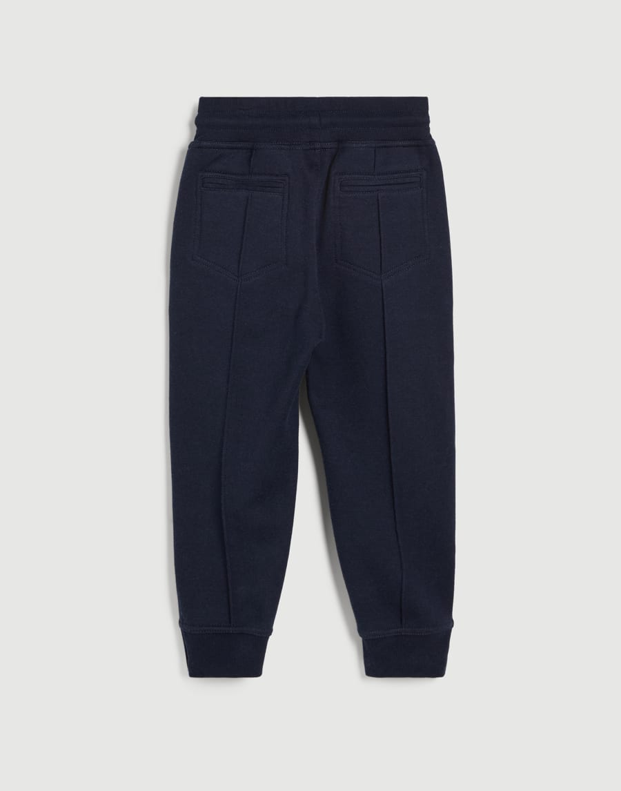 Pantalón de felpa doble Azul Niño - Brunello Cucinelli