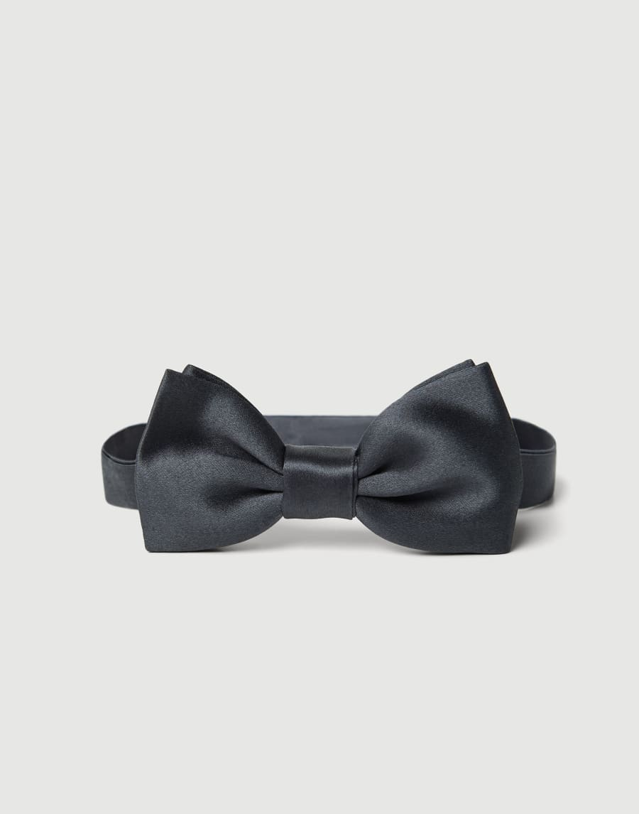 Satin bowtie Medium Grey Boys - Brunello Cucinelli
