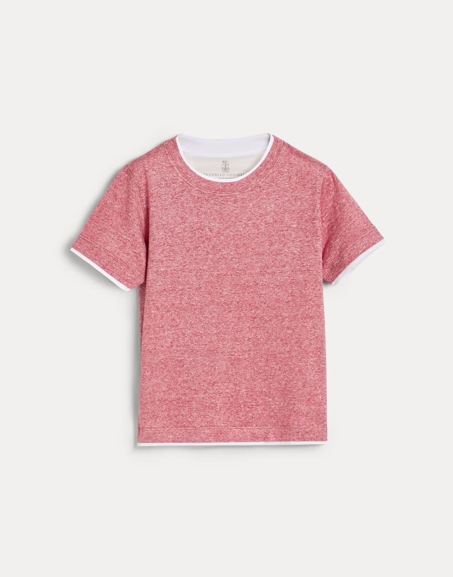 Jersey T-shirt Red Boys - Brunello Cucinelli