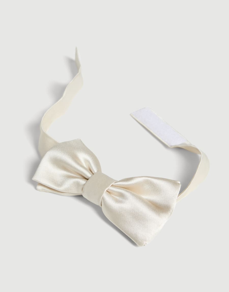 Satin bowtie Milk Boys - Brunello Cucinelli