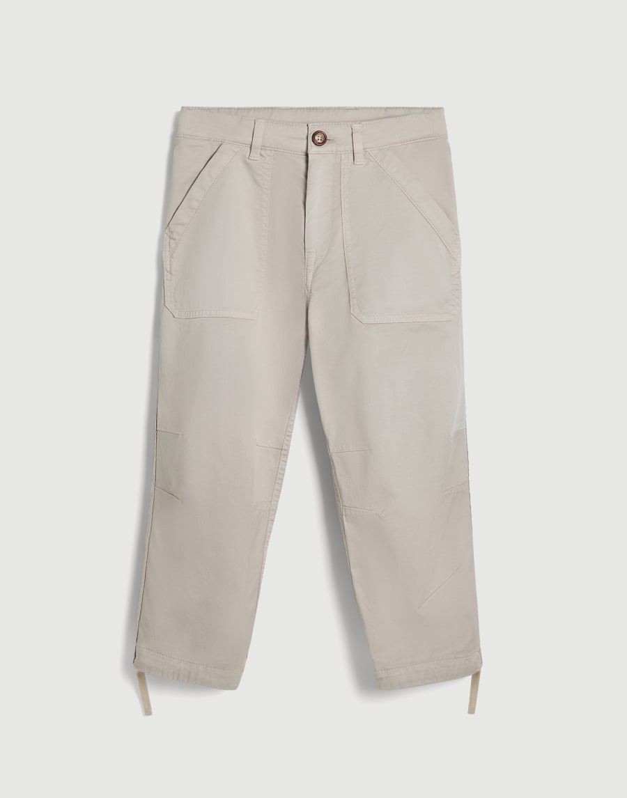 Utility trousers Light Grey Boys - Brunello Cucinelli