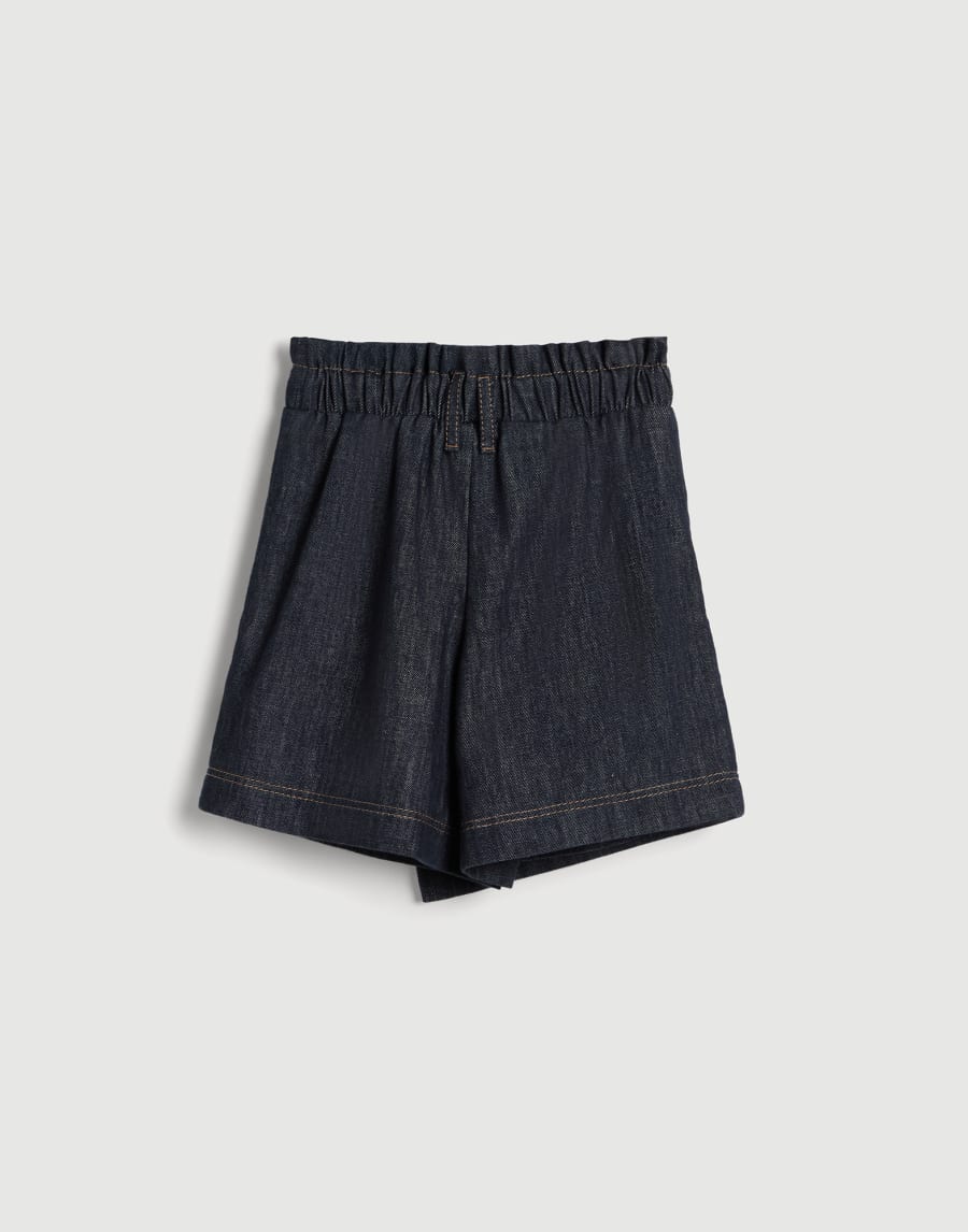 Mini skirt-pants Dark Denim Girls - Brunello Cucinelli
