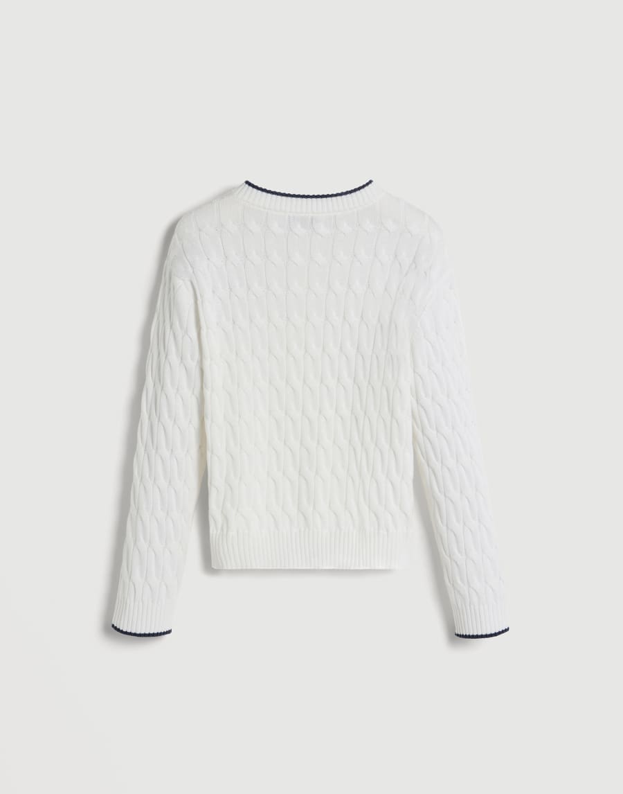 Cotton cardigan White Girls - Brunello Cucinelli