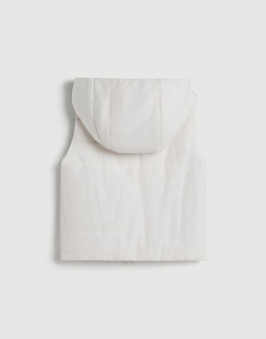 Vest with Thermore® padding Milk Girls - Brunello Cucinelli