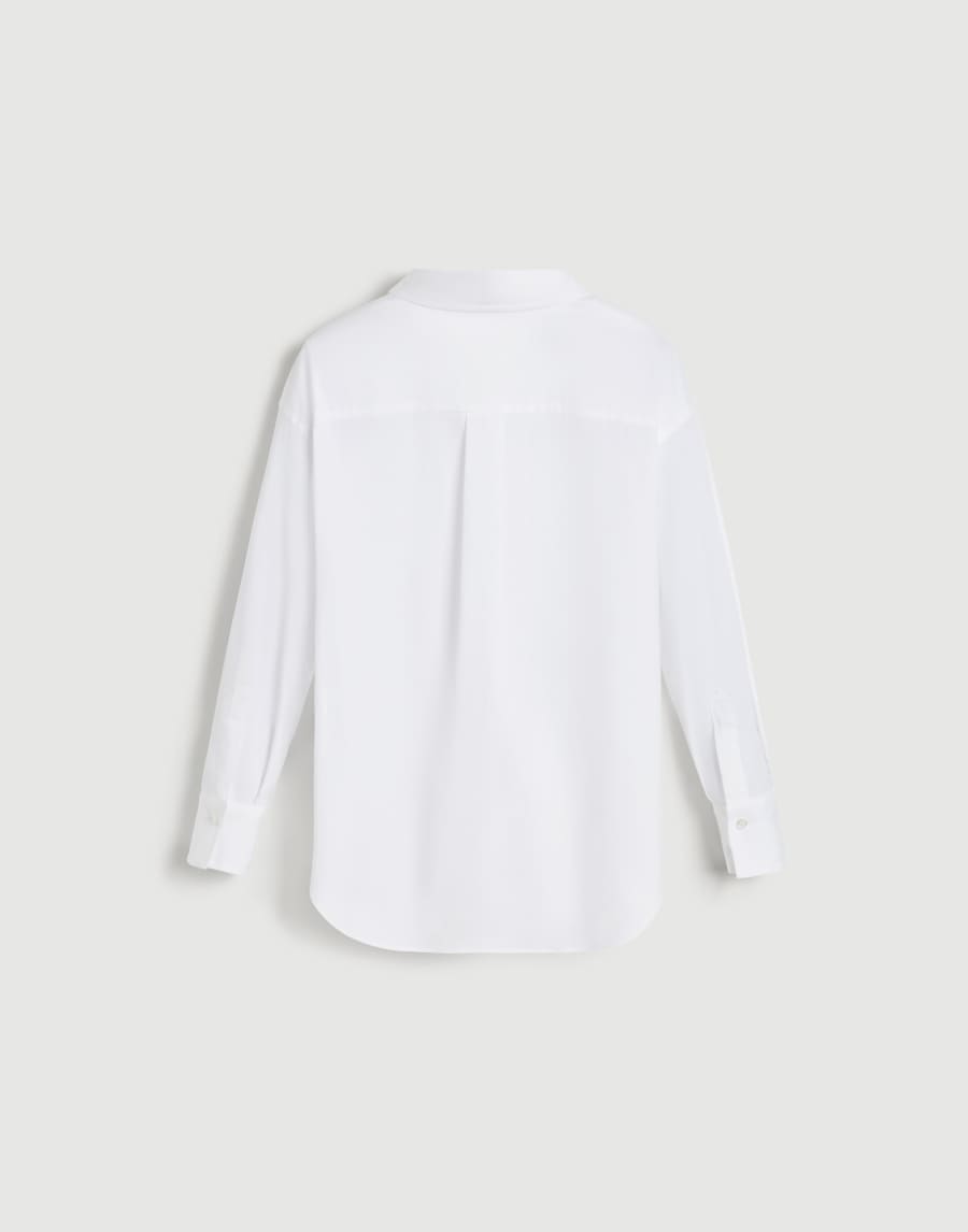 Shirt with monili White Girls - Brunello Cucinelli