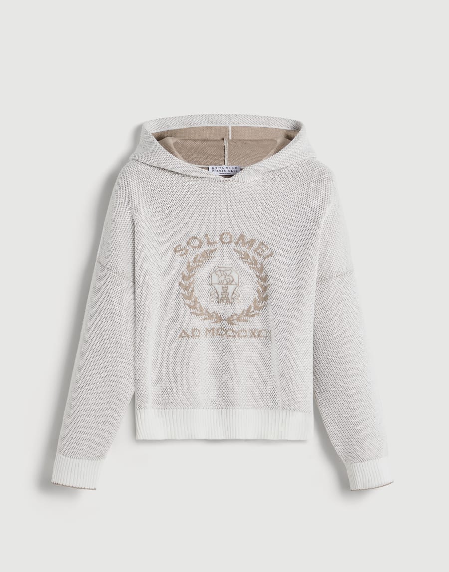 Jacquard knit sweatshirt Panama Girls - Brunello Cucinelli