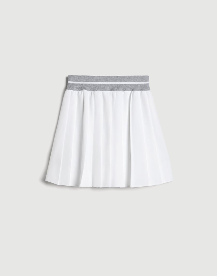 Poplin skirt White Girls - Brunello Cucinelli