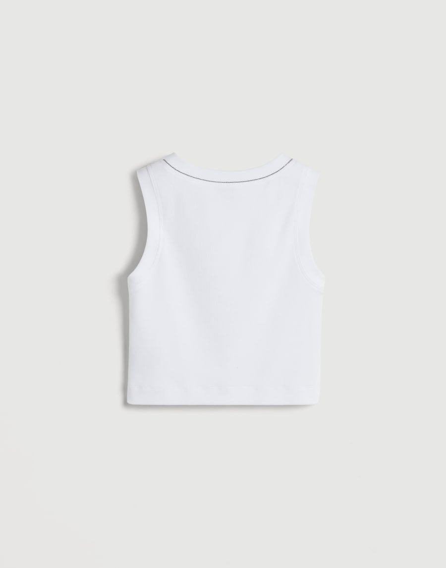Ribbed jersey top White Girls - Brunello Cucinelli