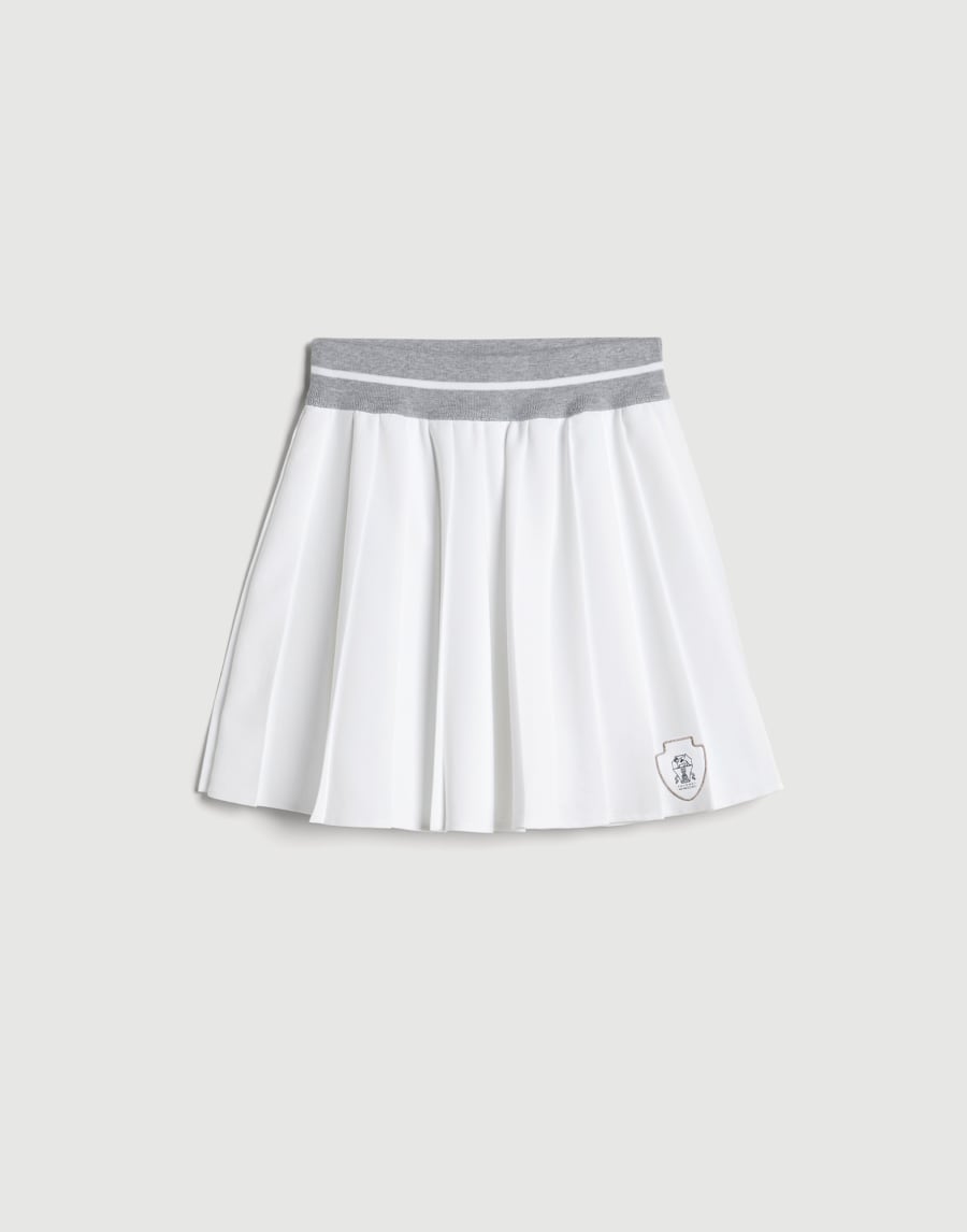 Poplin skirt White Girls - Brunello Cucinelli