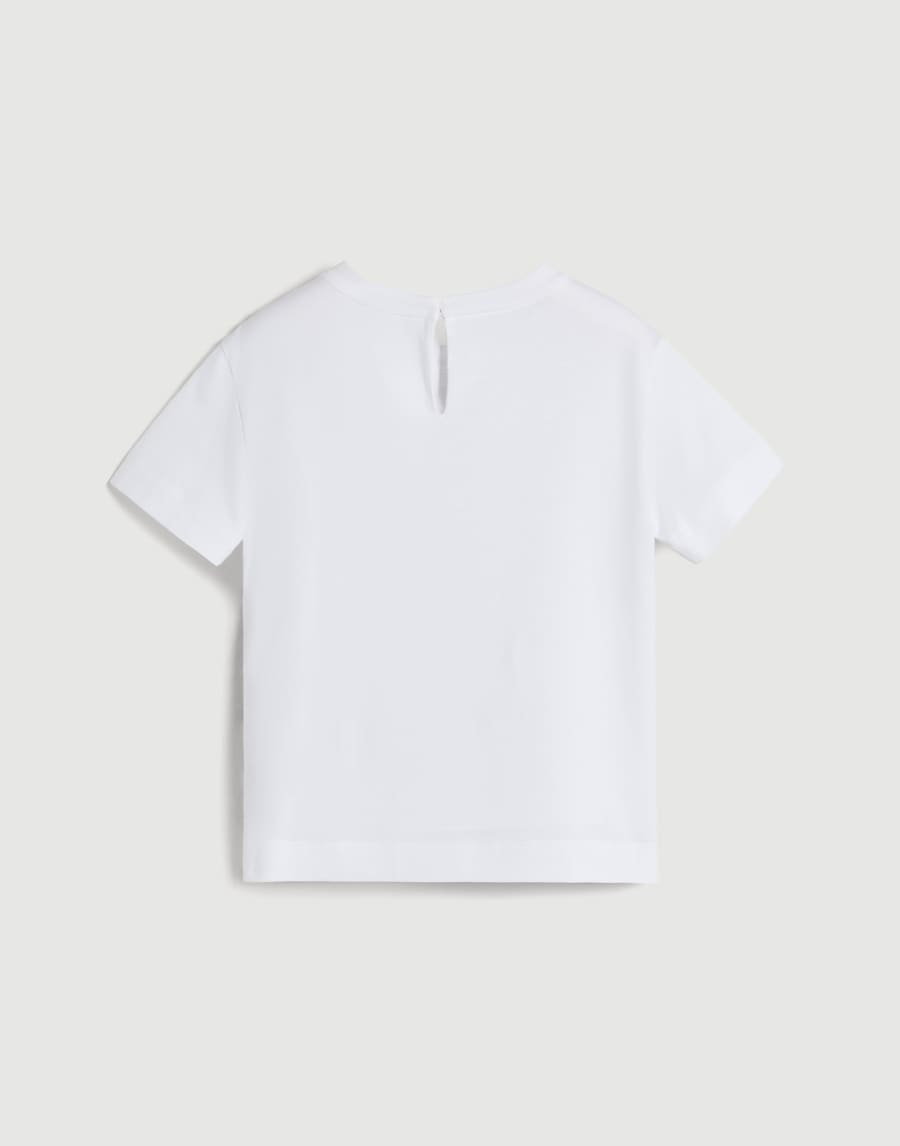 Dazzling stripes T-shirt White Girls - Brunello Cucinelli