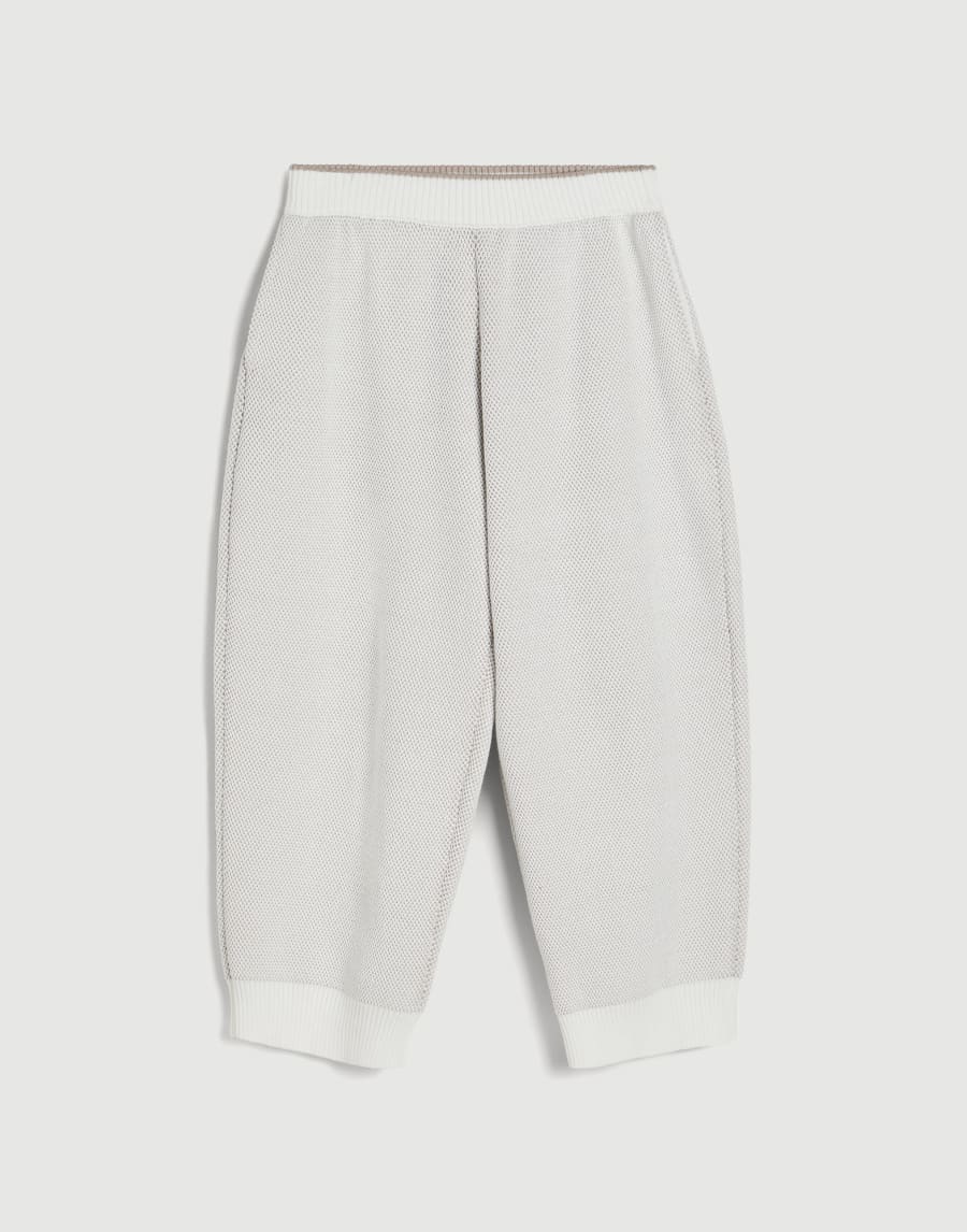 Jacquard knit trousers Panama Girls - Brunello Cucinelli