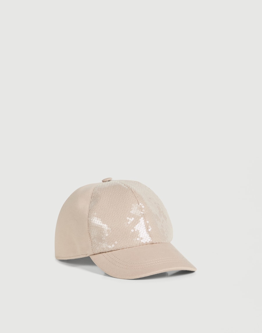 Gorra Béisbol Dazzling Beige Claro Niña - Brunello Cucinelli