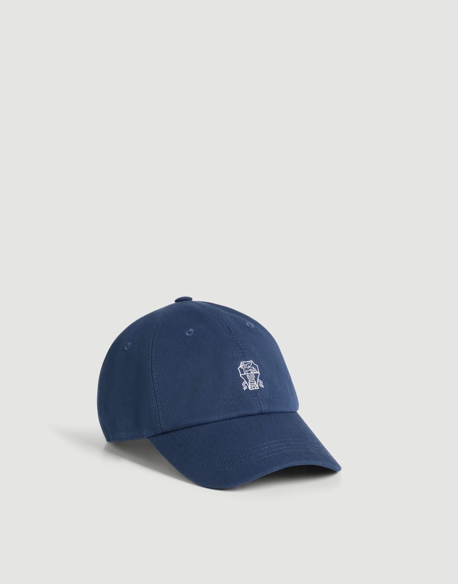 Gabardine baseball cap Denim Boys - Brunello Cucinelli
