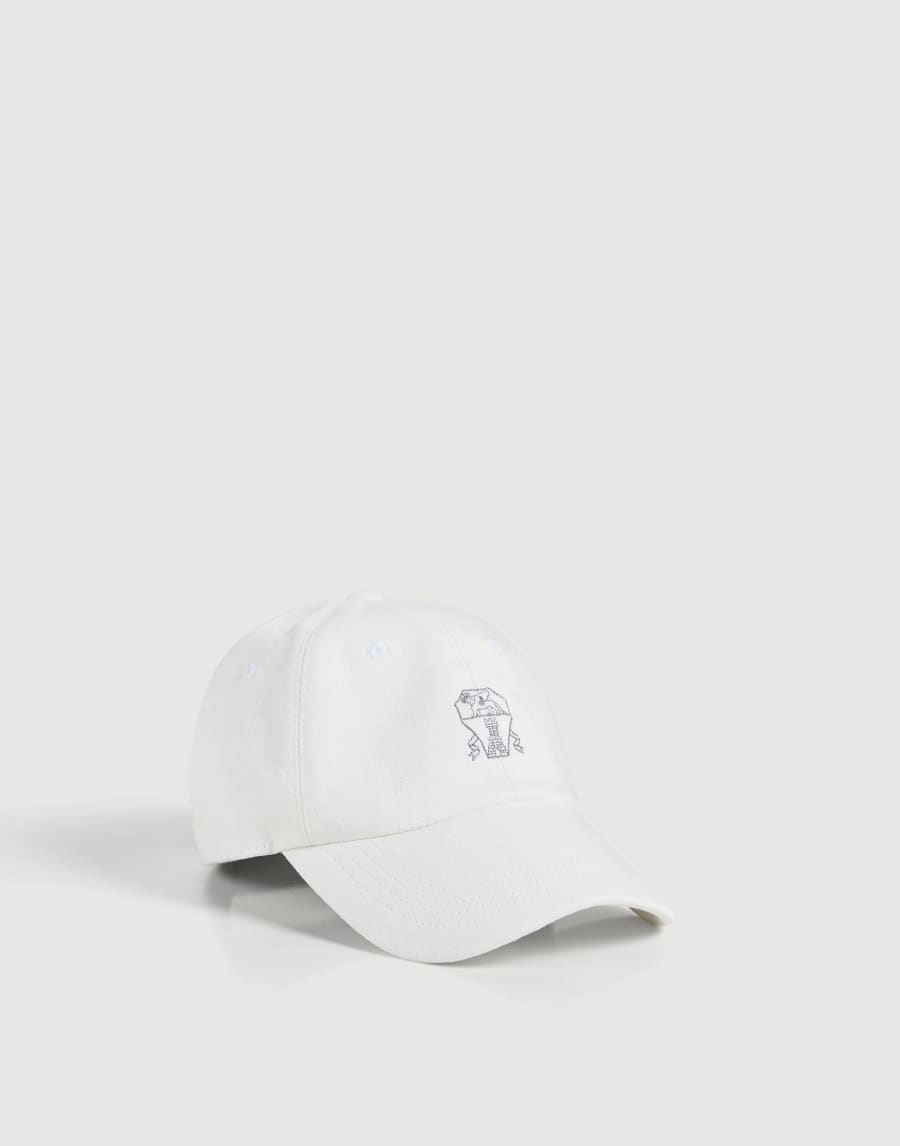 Lightweight denim baseball cap White Boys - Brunello Cucinelli
