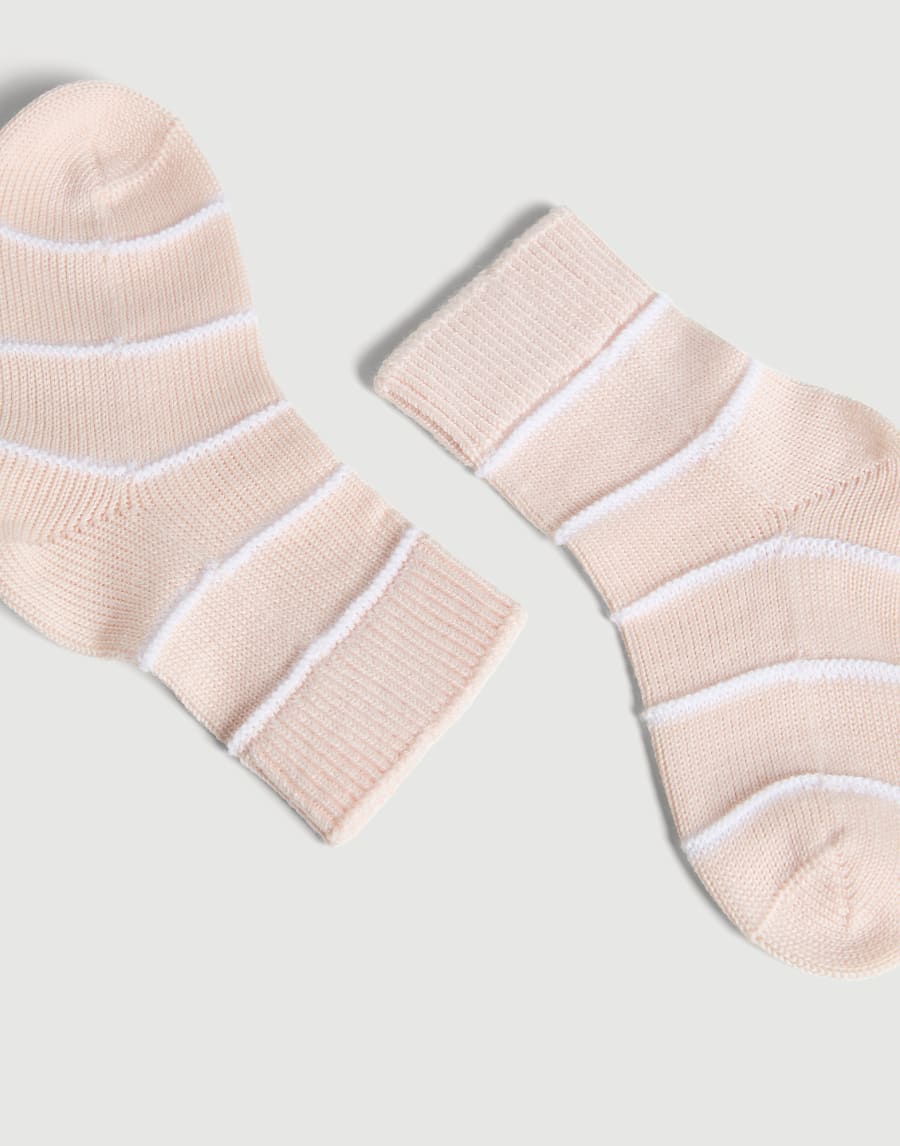 Bernie Baby socks Pink Baby - Brunello Cucinelli