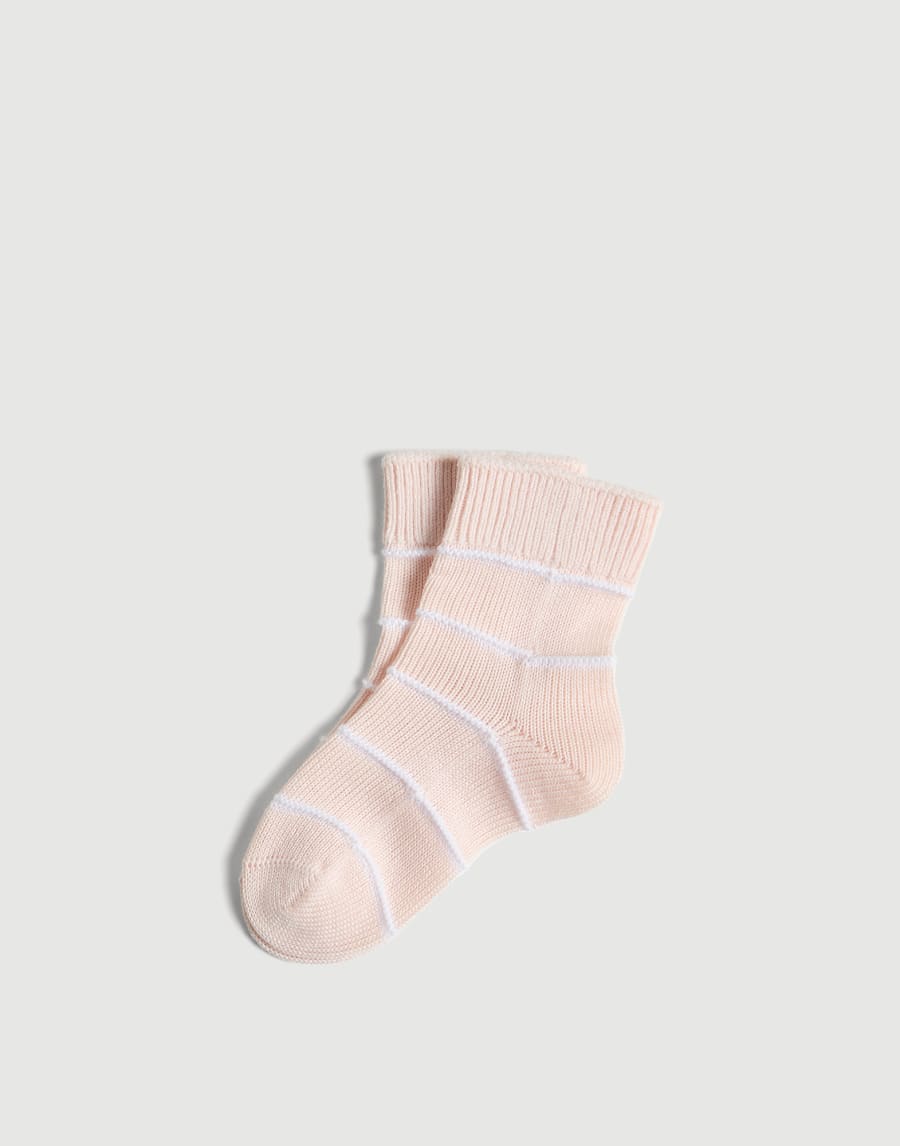 Bernie Baby socks Pink Baby - Brunello Cucinelli