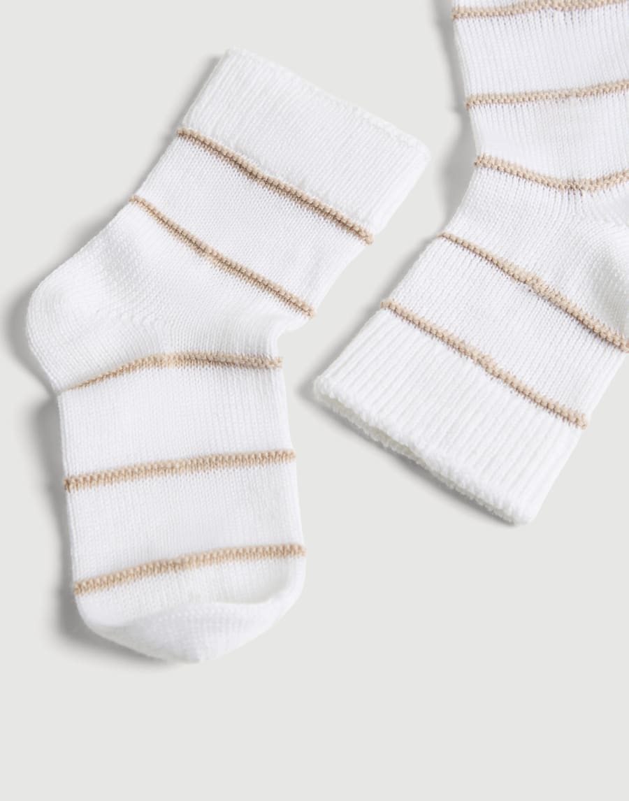 Chaussettes Bébé Bernie Marron Bébé - Brunello Cucinelli