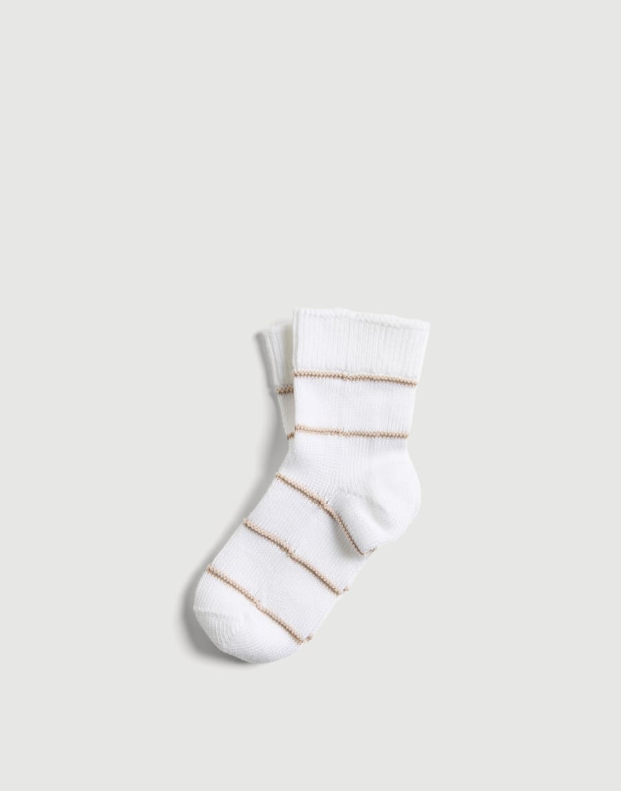 Chaussettes Bébé Bernie Marron Bébé - Brunello Cucinelli