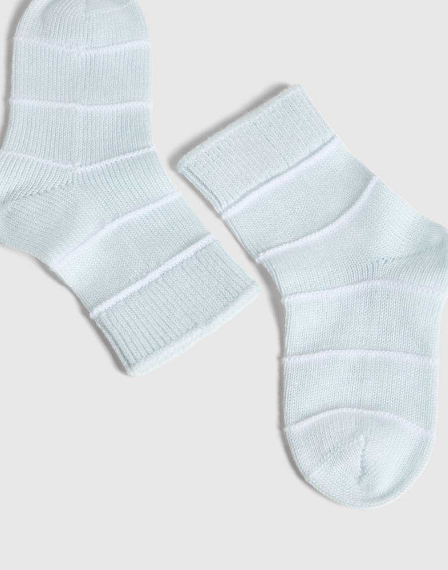 Bernie Baby socks Sky Blue Baby - Brunello Cucinelli