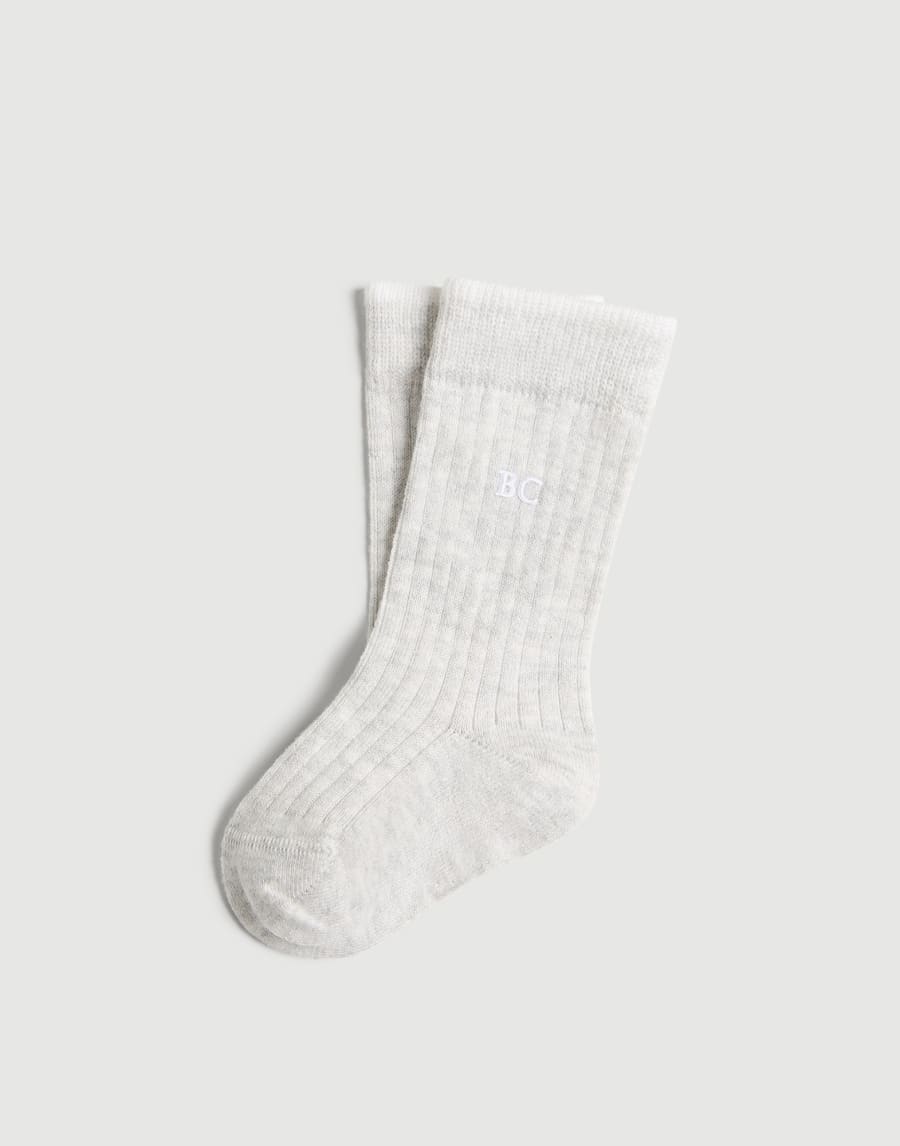 Bernie Baby socks Light Grey Baby - Brunello Cucinelli