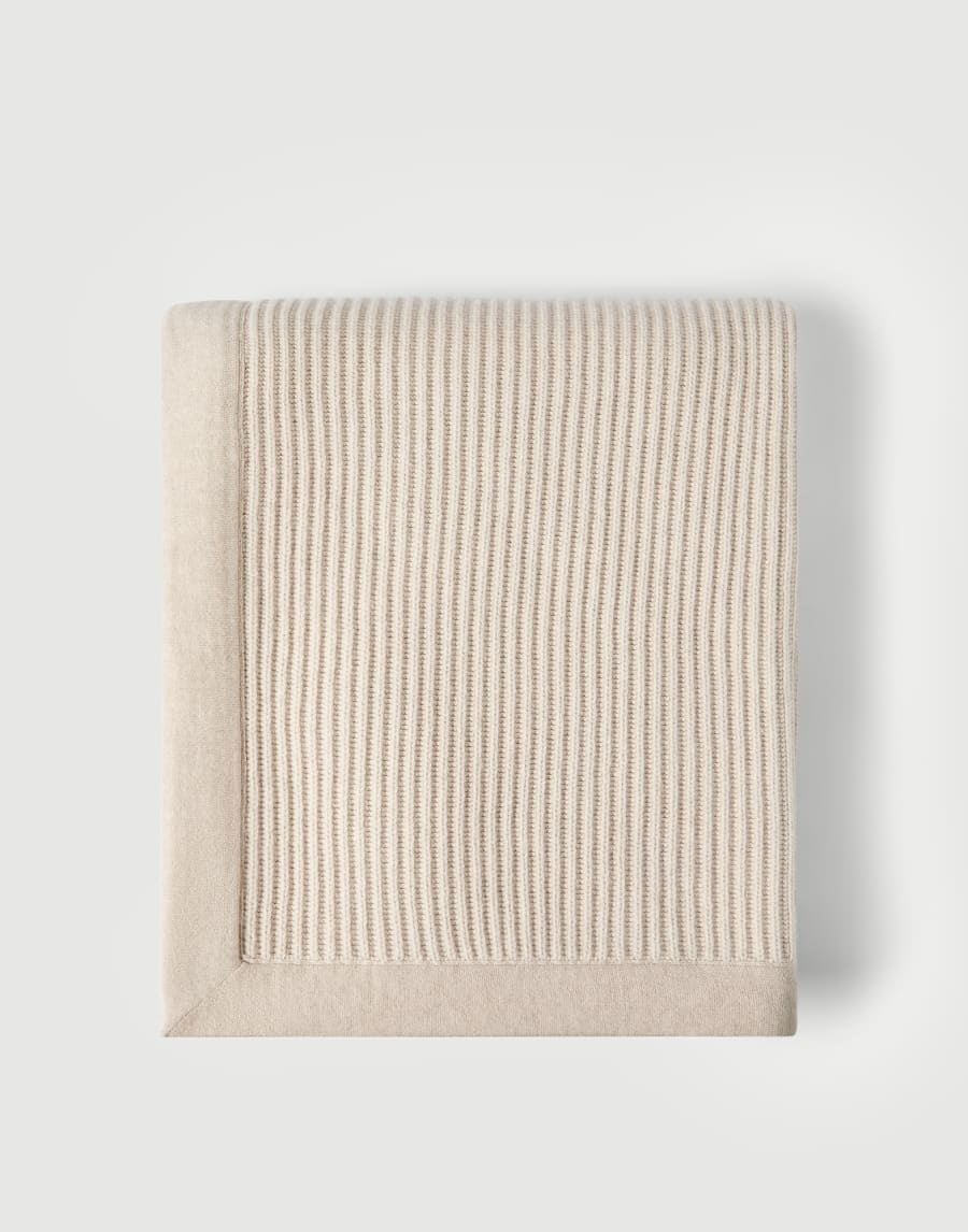 Knit blanket Buff Lifestyle - Brunello Cucinelli