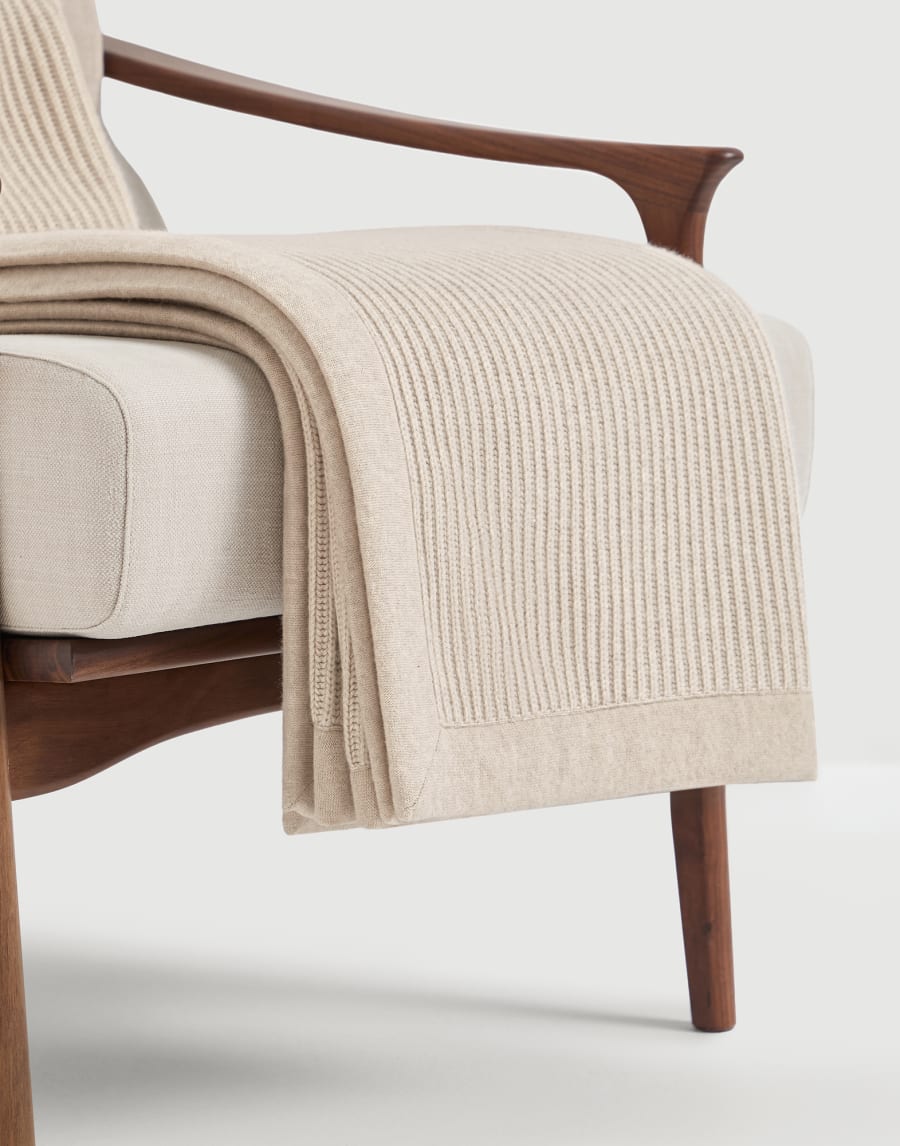 Knit blanket Buff Lifestyle - Brunello Cucinelli