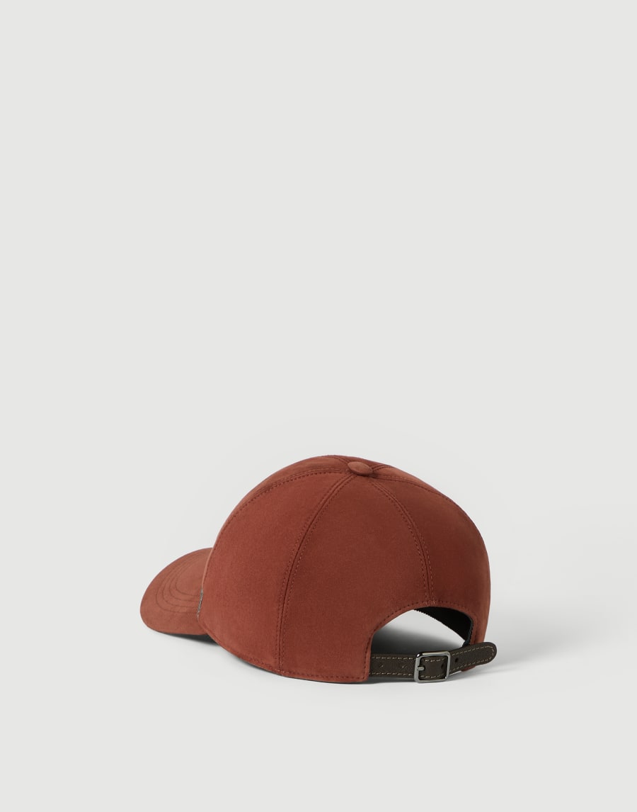 Baseball Cap with monili Firebrick Woman - Brunello Cucinelli