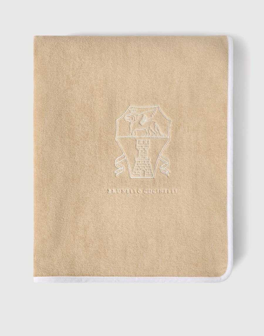 Terrycloth towel Beige Lifestyle - Brunello Cucinelli