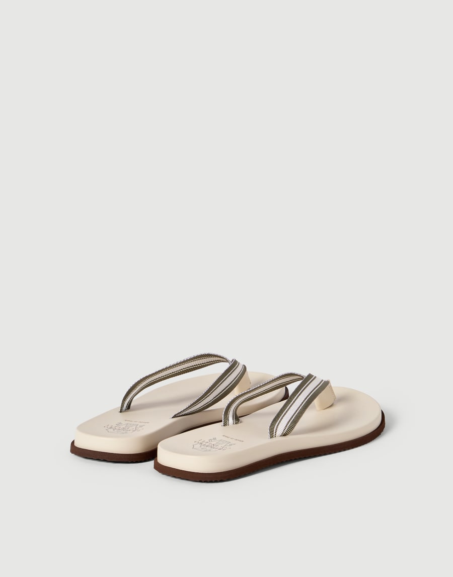 Pool slides Panama Man - Brunello Cucinelli