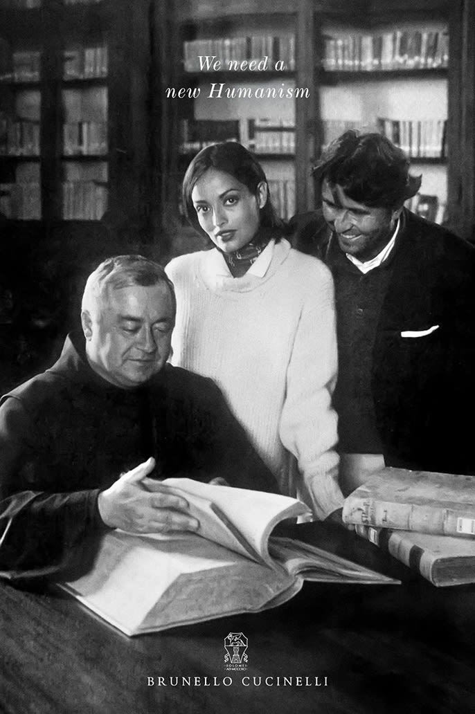 Brunello Cucinelli institutional campaign, 1996