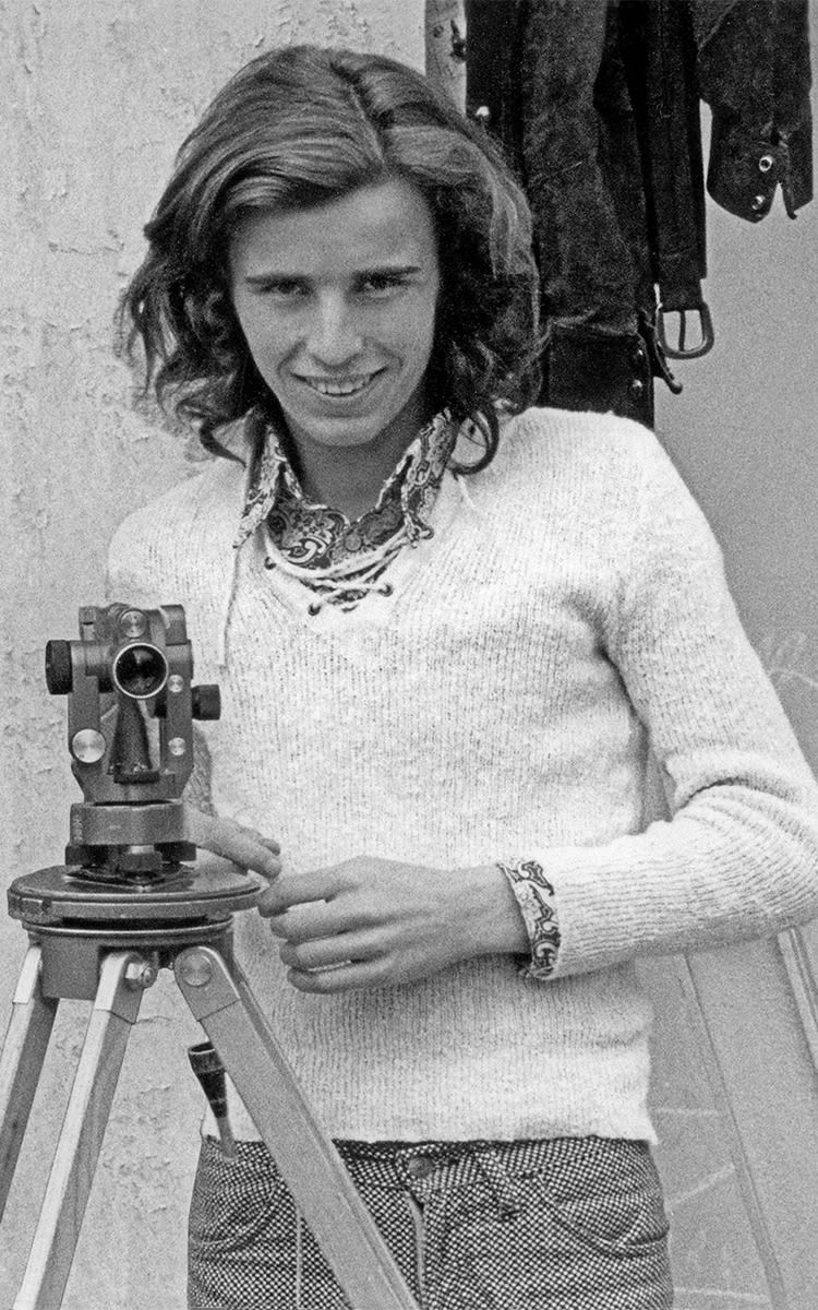 Brunello at sixteen, surveying student