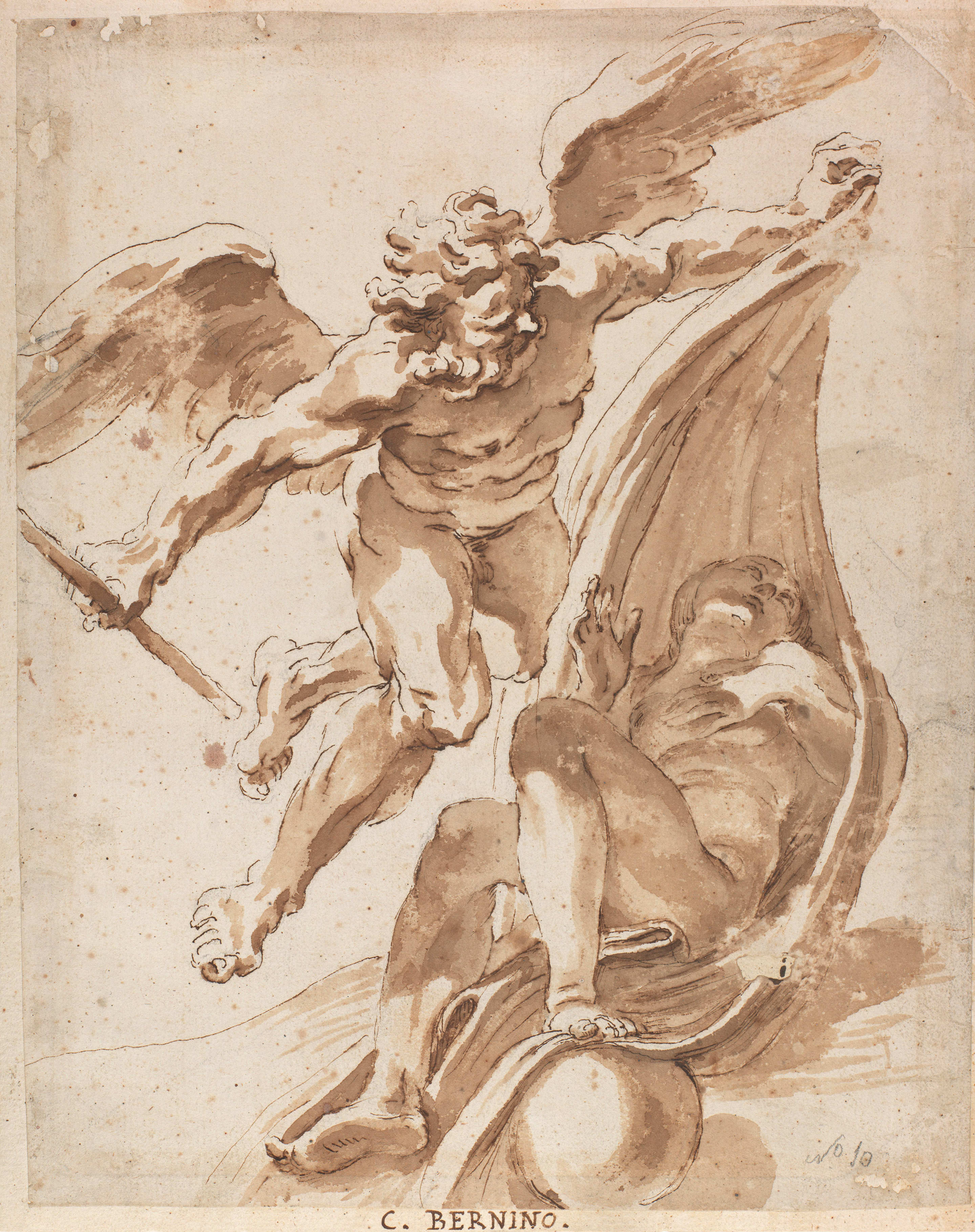 Allegory of Time and Truth, Giovanni Battista Gaulli, known as Baciccio
