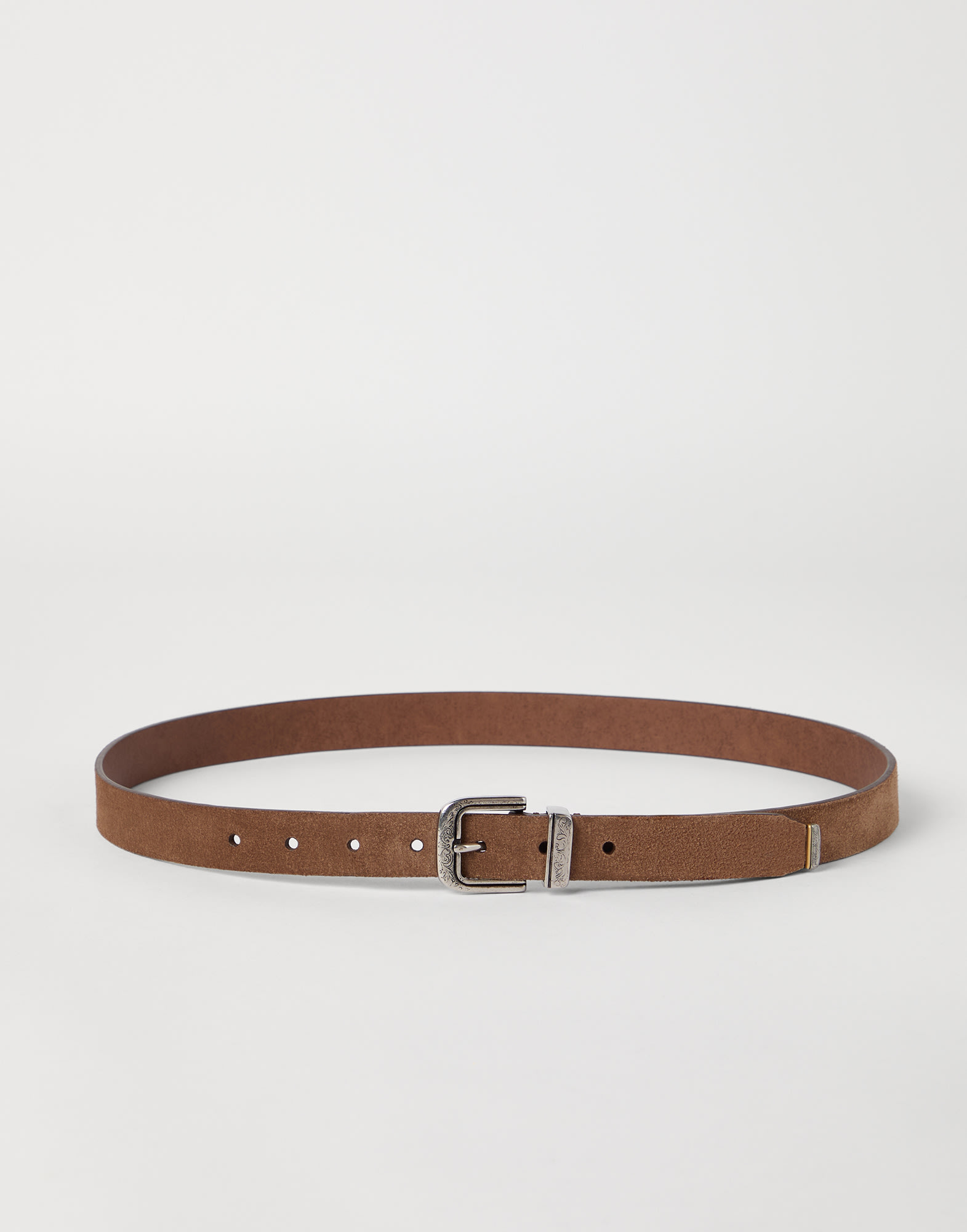 Leather belt Hazelnut Man - Brunello Cucinelli