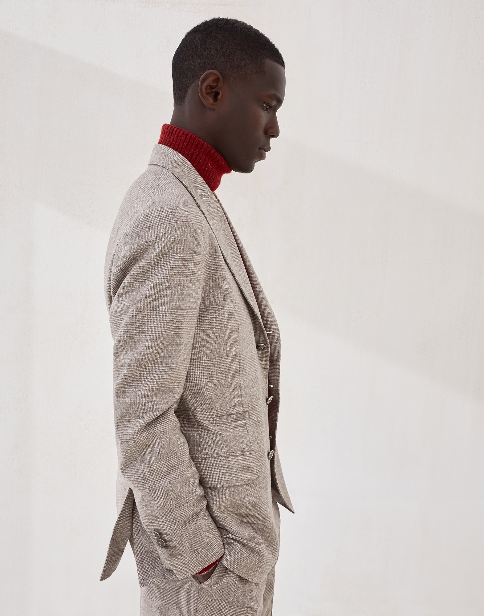 One-and-a-Half-Breasted Blazer - Editorial view - View Full Screen