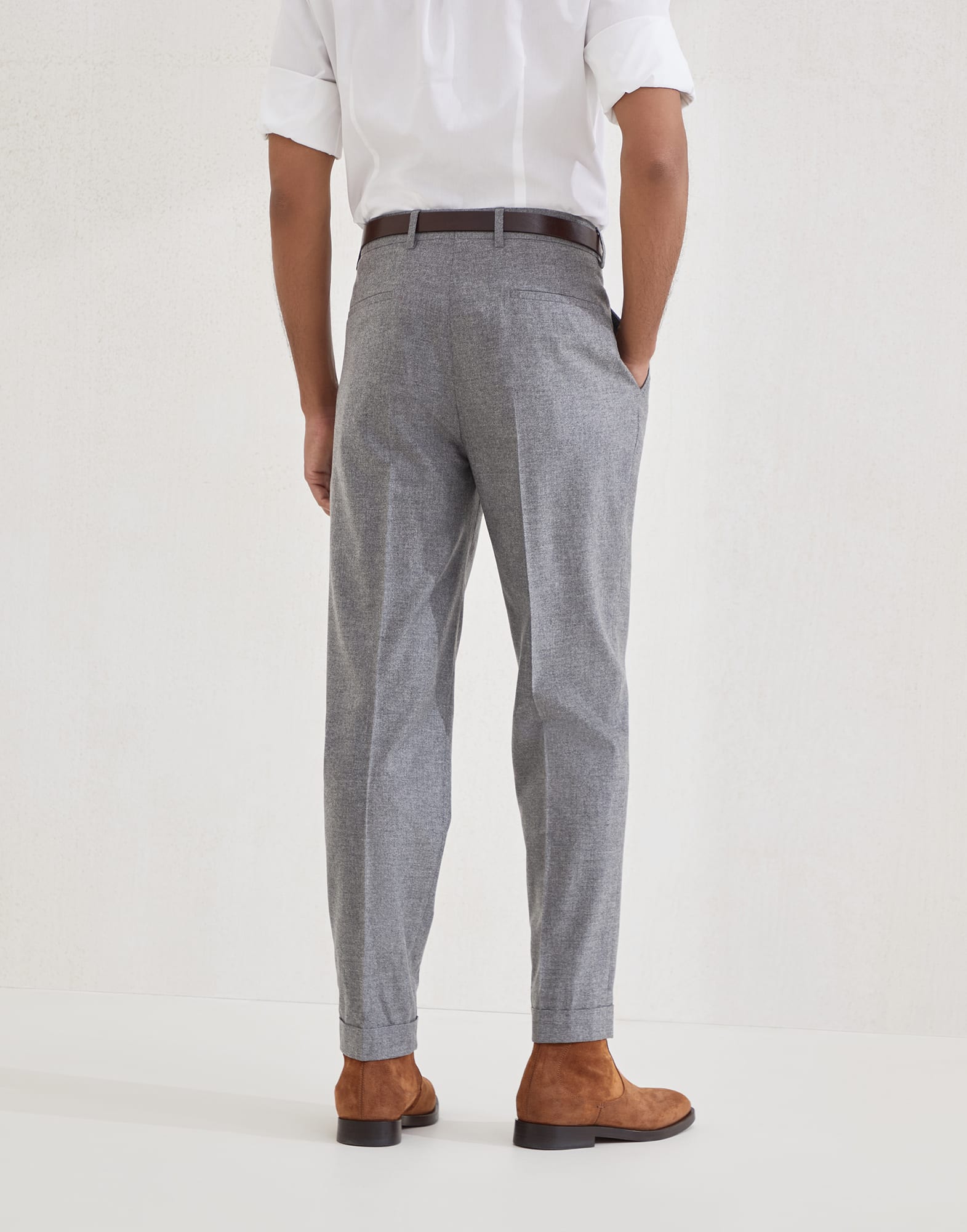 Pantalon à Pinces - Vue arrière - Afficher en plein écran