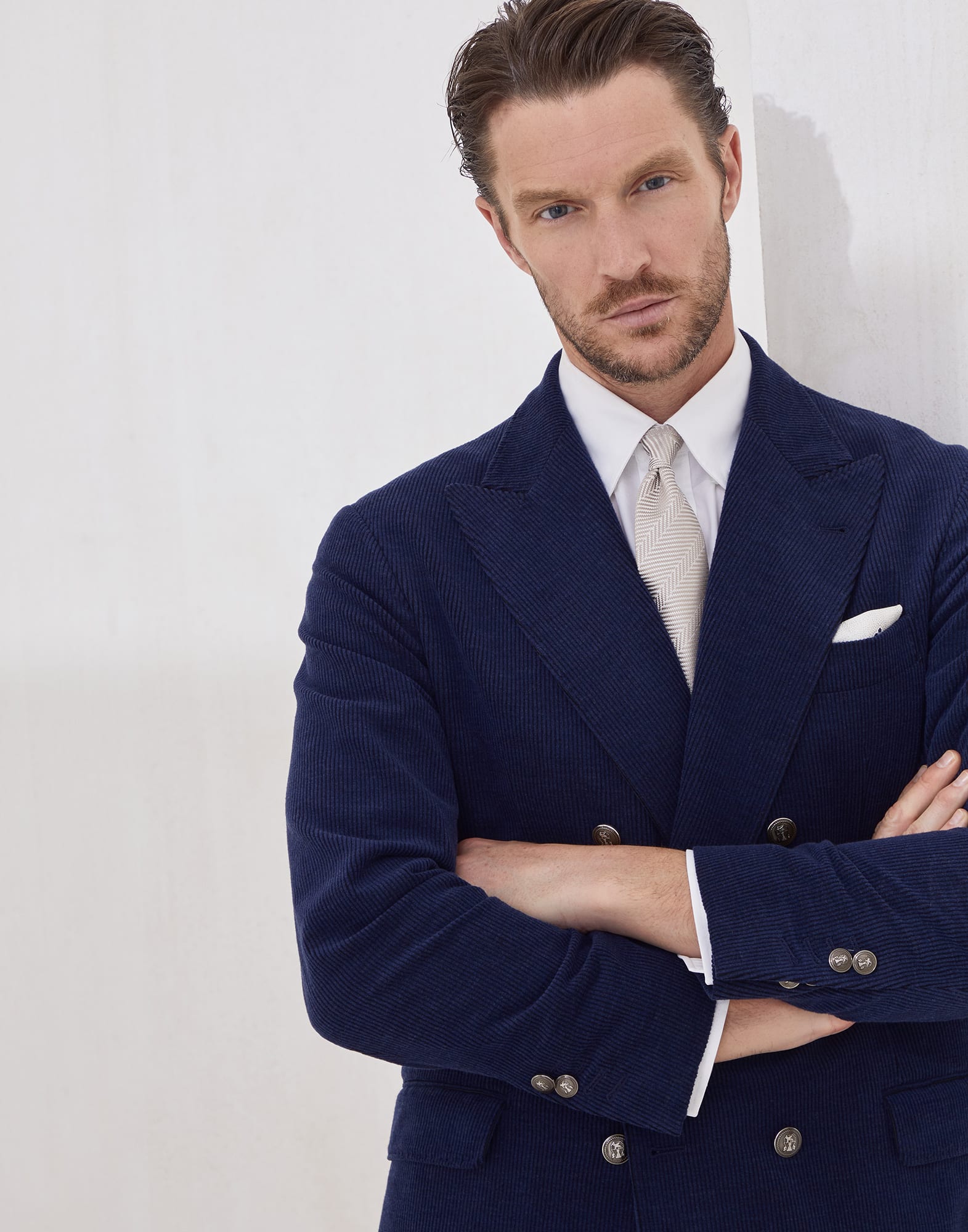 西装套装 - 细节视角 - 正面观看 - 全屏观看