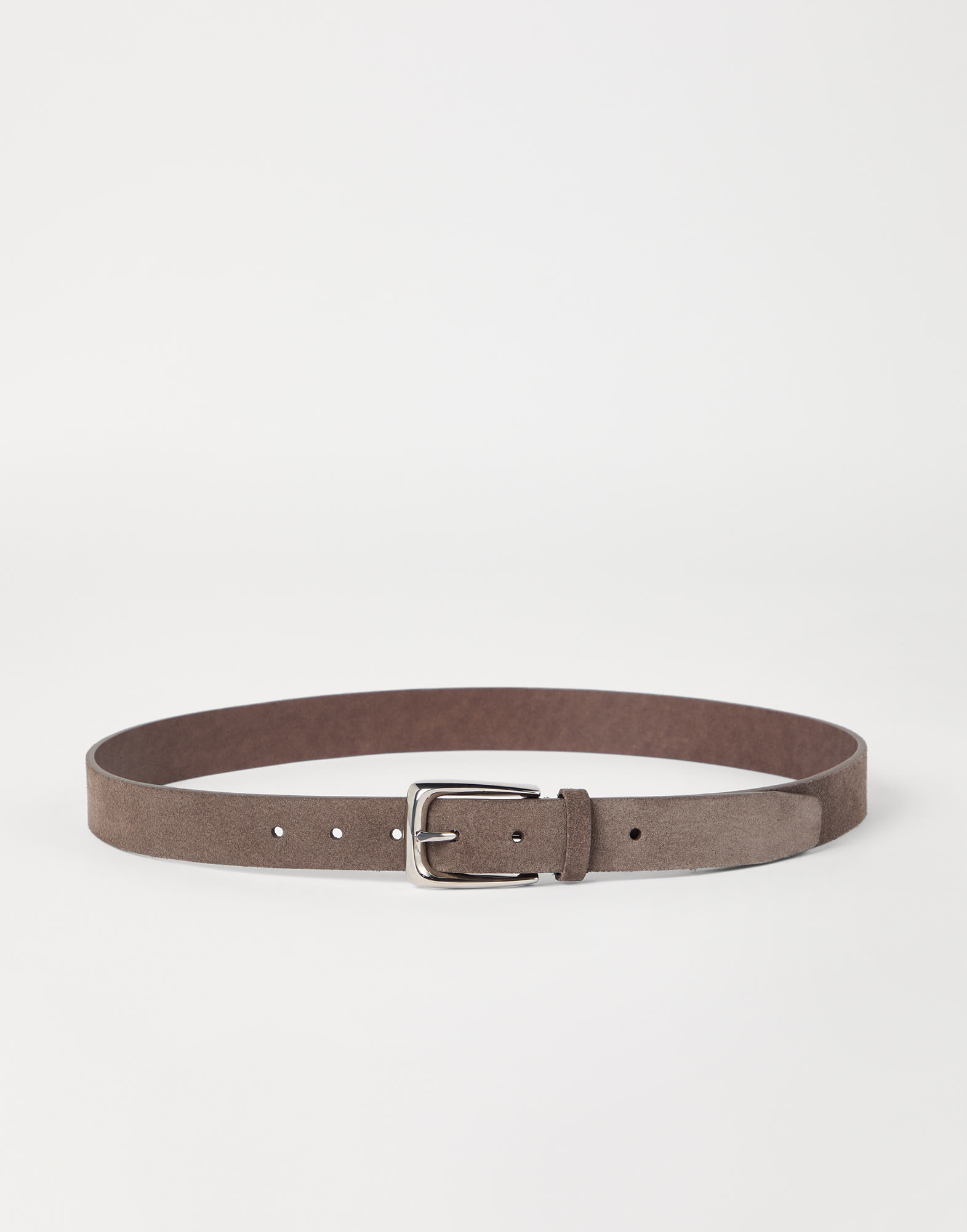 Leather belt Taupe Man - Brunello Cucinelli