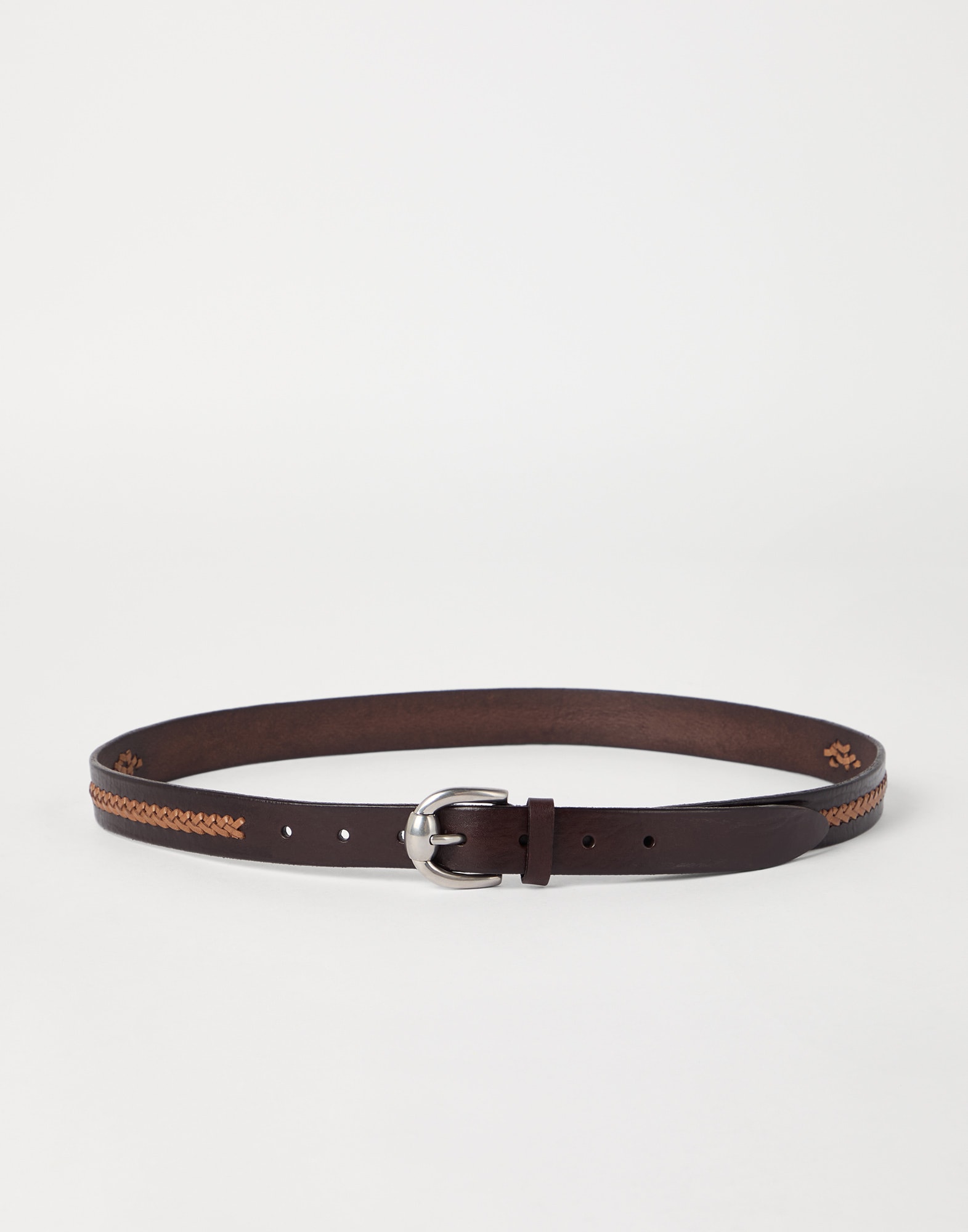 Leather belt Brown Man - Brunello Cucinelli