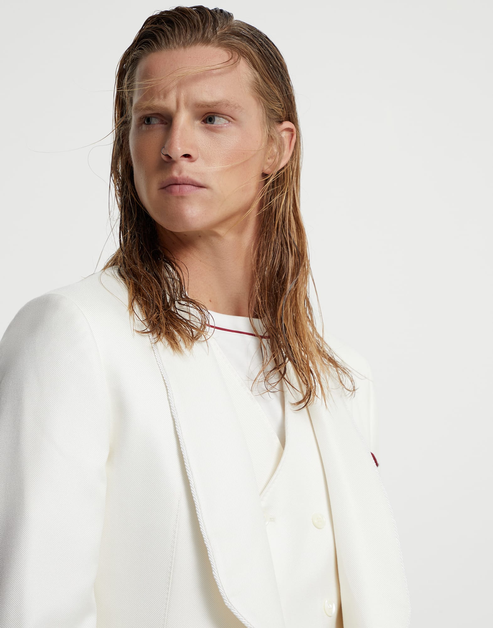 One-and-a-Half-Breasted Blazer - Detail view - View Full Screen