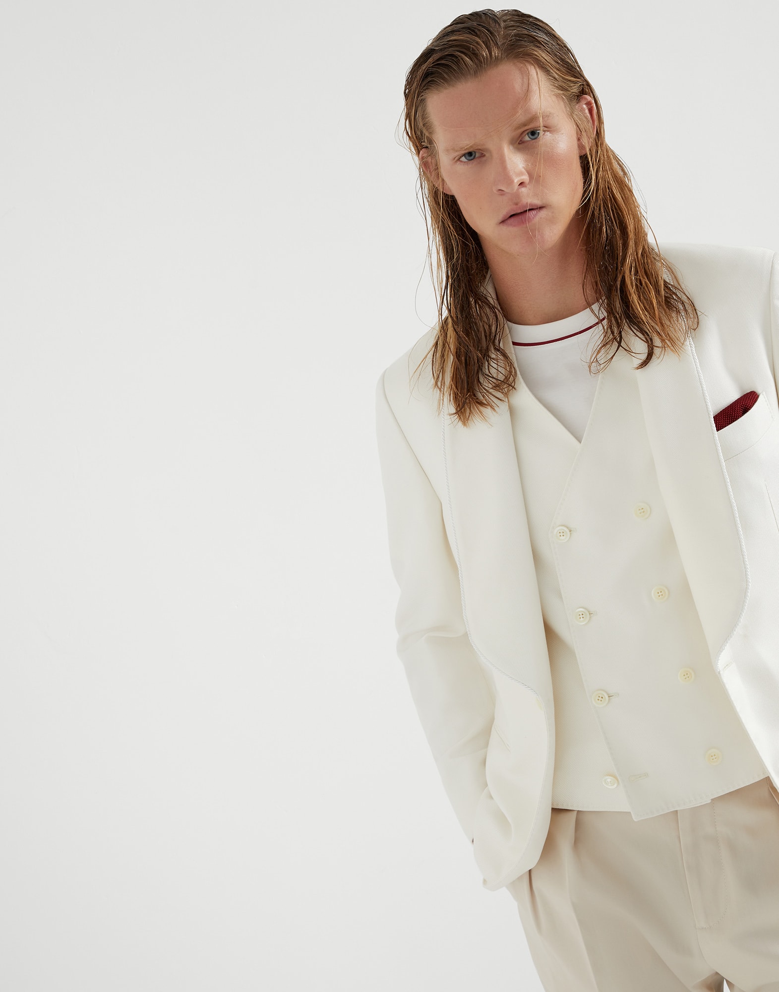 One-and-a-Half-Breasted Blazer - Editorial view - View Full Screen