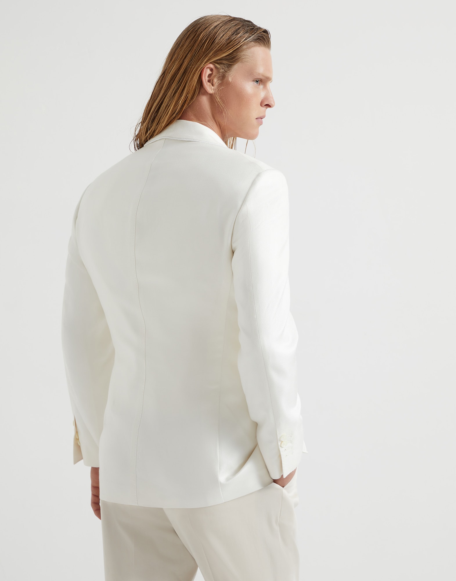 One-and-a-Half-Breasted Blazer - Back view - View Full Screen